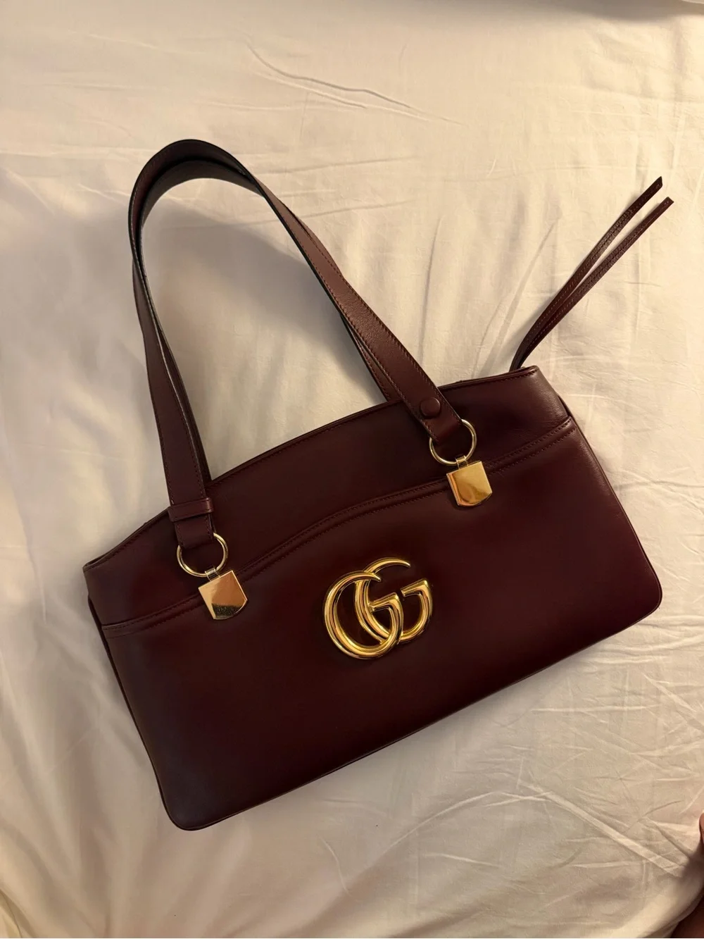 Gucci Arli leather bag in burgundy (Bordeaux) - Picture 1 of 10